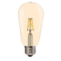 LED КРУШКА ST64 4W 400LM E27 175-265V GOLDEN GLASS