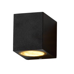 СТЕНЕН ОСВЕТИТЕЛ АЛУМИНИЙ ЧЕРНО ТЯЛО GU10 ЦОКЪЛ AC220-240V IP54