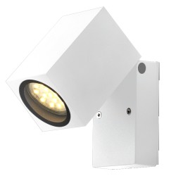 СТЕНЕН ОСВЕТИТЕЛ АЛУМИНИЙ БЯЛО ТЯЛО IP44 GU10 ЦОКЪЛ AC220-240V