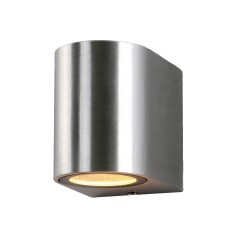 СТЕНЕН ОСВЕТИТЕЛ АЛУМИНИЙ INOX IP54 GU10 ЦОКЪЛ AC220-240V