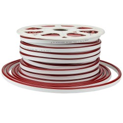 1M 220V LED ГЪВКАВ НЕОН ЧЕРВЕН