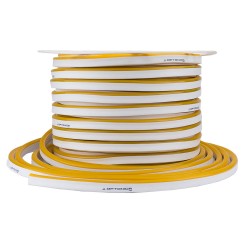 1M 220V LED ГЪВКАВ НЕОН ЖЪЛТ IP65