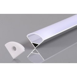 Ъглов Алуминиев Профил за LED Лента, 12мм