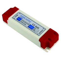 36W ЗАХРАНВАНЕ ЗА LED ЛЕНТА ПЛАСТМАСОВ КАЛЪФ 24V/1.5A – 3 ГОДИНИ ГАРАНЦИЯ