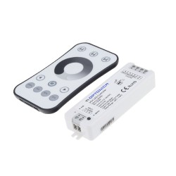 LED ДИМИРАЩ КОНТРОЛЕР + ДИСТАНЦИОННО ЕДИН ЦВЯТ RF 2.4G 3CH 3*4A V3