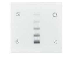 LED ЕДНОЦВЕТЕН ДИМИРАЩ КОНТРОЛЕР ЗА СТЕНА БЯЛ