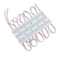 1.5W LED МОДУЛ С ЛУПА 3 2835 160° DC12V 70*15mm IP65 10000K