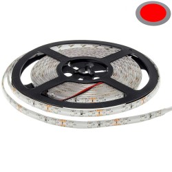 LED ЛЕНТА 1ролка-5m, 2835 60 SMD/m ЧЕРВЕНА ВЛАГОЗАЩИТЕНА