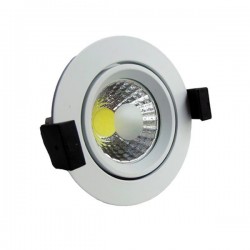 8W LED COB ЛУНА КРЪГЛА, НАСОЧВАЩА СЕ