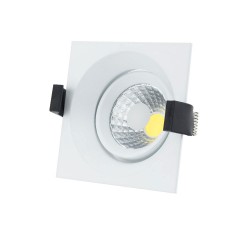 8W LED ЛУНА COB КВАДРАТНА, НАСОЧВАЩА СЕ