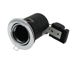 LED ПОЖАРОЗАЩИТНА ЛУНА GU10 IP20 TILT GU10 ХРОМ