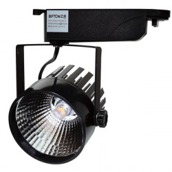 LED Интериорен Прожектор 12W COB Черно тяло