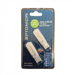 LED Крушка G9 - 2бр SMD 4.5W/220V 2бр. Блистер за 12 лв LED Крушка G9 - 2бр SMD 4.5W/220V 2бр. Блистер за 12 лв