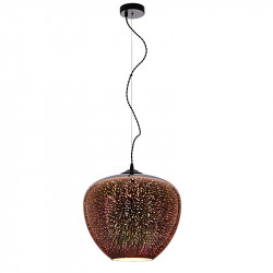 3D Пендел стъкло COPPER FIREWORKS - E27 MAX 40W D400xH345mm